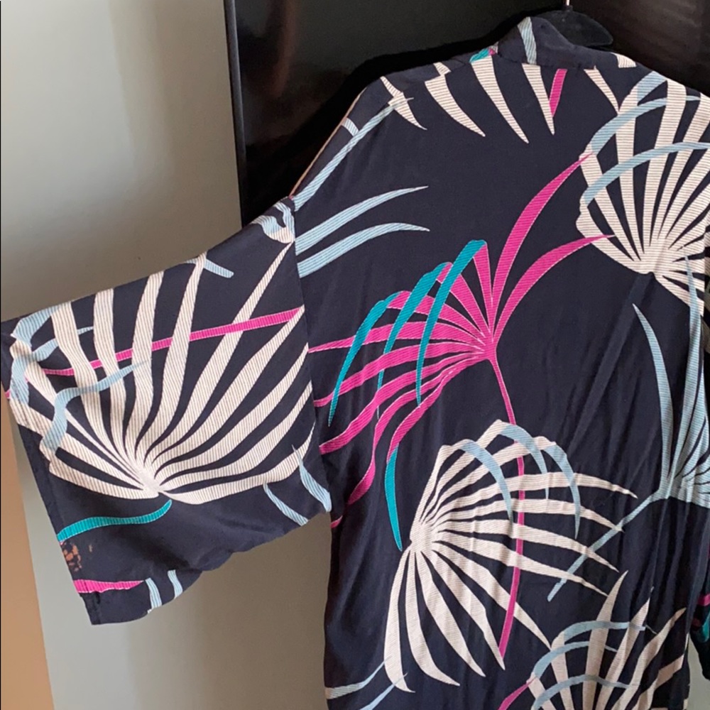 Tropical Anthropologie Kaftan Calf Length